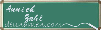 Annick Zahl Visitenkarte